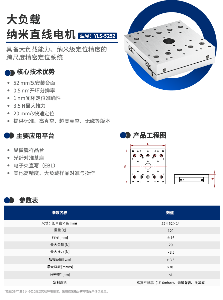 大负载纳米直线电机